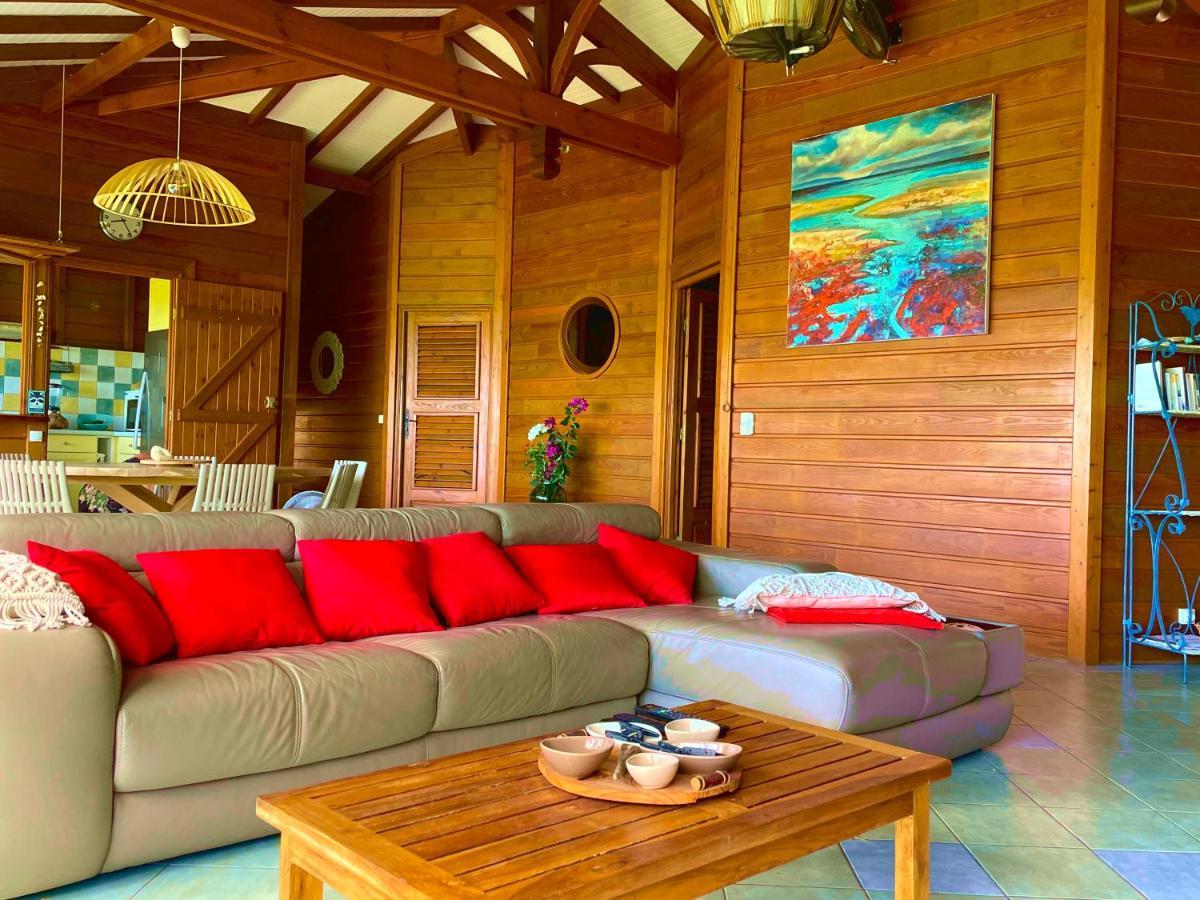 Villa Nature Caraibe Lodge, Vue Mer, Piscine Privee Деше Экстерьер фото