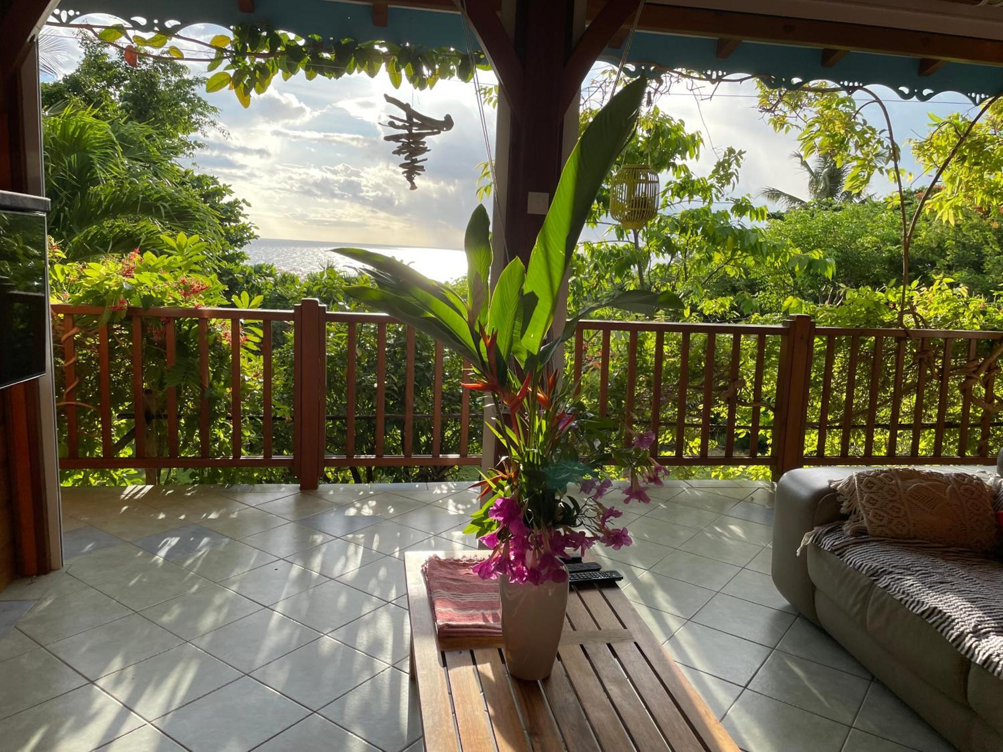 Villa Nature Caraibe Lodge, Vue Mer, Piscine Privee Деше Экстерьер фото
