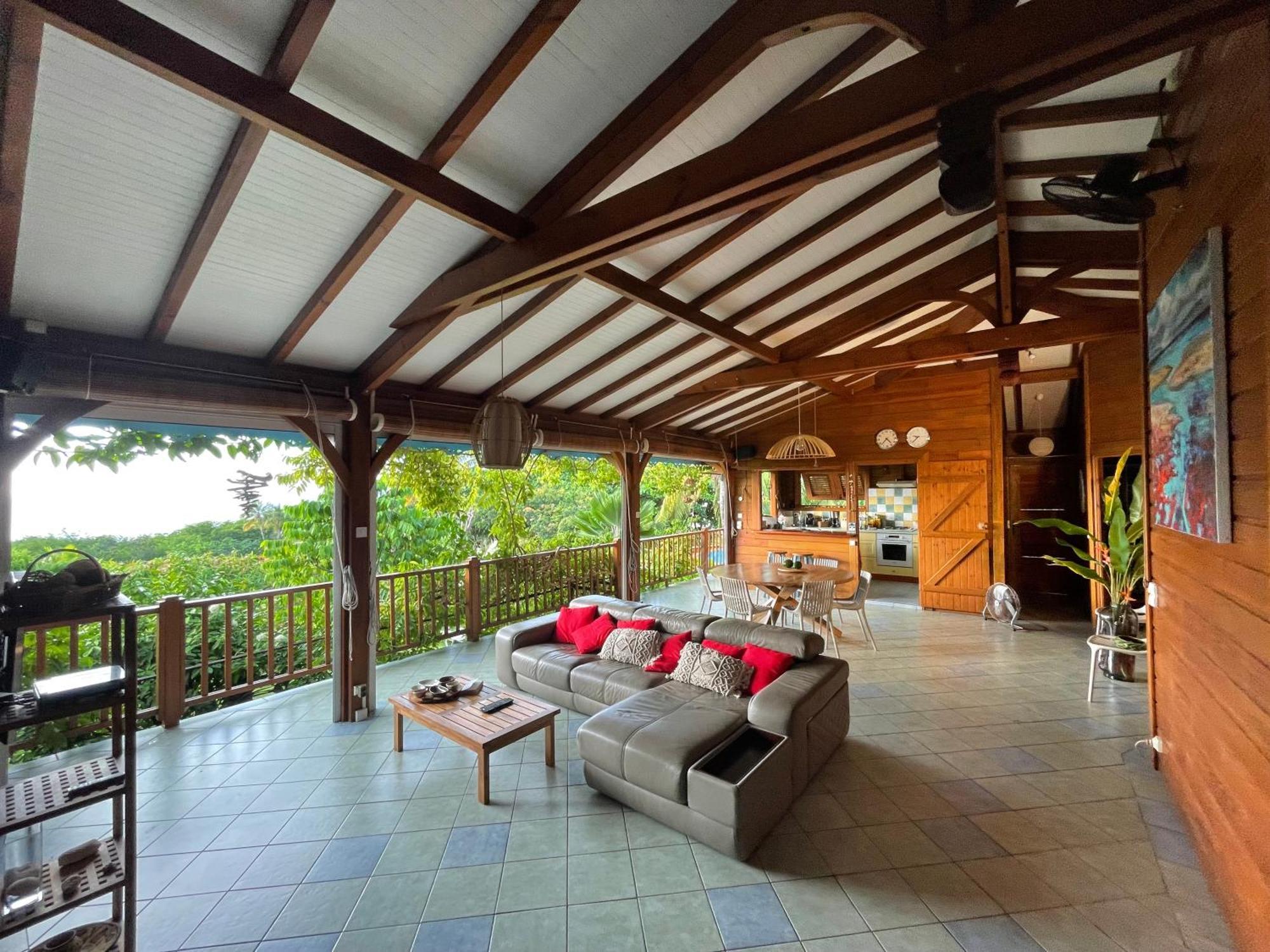 Villa Nature Caraibe Lodge, Vue Mer, Piscine Privee Деше Экстерьер фото