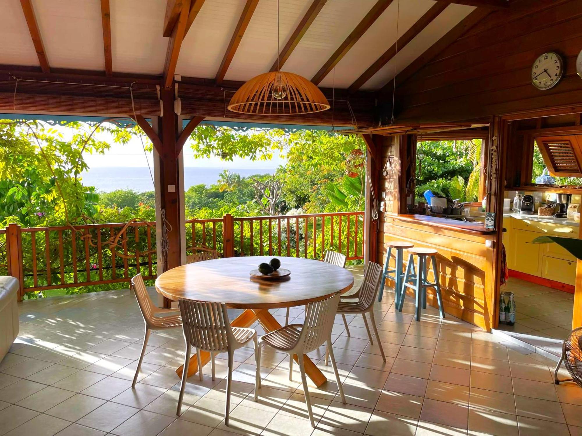 Villa Nature Caraibe Lodge, Vue Mer, Piscine Privee Деше Экстерьер фото
